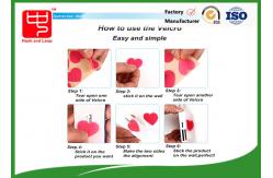 China Red Dots Customized Self - Adhesive Patches Lovely Heart Shape 30mm Size supplier