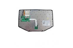 China Industrial Ruggedized Vehicle Keyboard IP65 USB PS2 Interface With Touchpad Fn Keys supplier