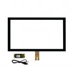 21.5 Inch 16:9 Multi Touch PCAP Screen With 10ms Response Time Tempered Glass Cover Lens for sale