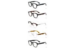 China Trendy Design Handmade Acetate Optical Glasses Frame MR 98621 supplier