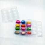 Plastic macaron packaging customized blister PVC/PET package tray for sale