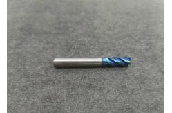 China HRC 65 Grinding End Mill 4 Flute Square Head Milling Cutting Tools supplier
