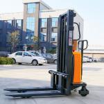 Electric Pallet Stacker Self Loading Stacker Forklift 1.5ton 2ton