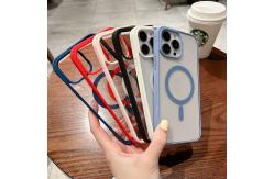 China Colourful Bumper TPU PC Magsafe Phone Case For IPhone Cover supplier