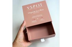 China Custom Cardboard Sliding Lid Fragrance Gift Box With Ribbon supplier