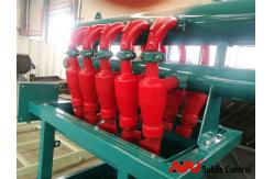 China 0.4Mpa Polyurethane Horizontal Drilling Mud Desander supplier