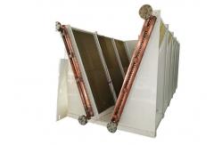 China Adiabatic Cooling Pad Systems Hybrid Double Row Fans Dry Cooler supplier