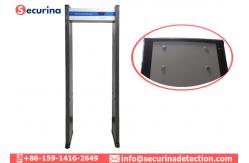 China Multi Detecting Zones Walk Through Security Detector With LED Alarming Panel supplier
