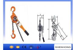 China Cable Pulling Tools Hand Chain Hoist / 3 Ton Level Chain Hoist Block supplier