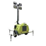 Flexible Convenient Outdoor Diesel Generator Light Moving Trailer For Temporary Lighting for sale