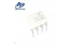 China High output current Light sensor 6N136 Onsemi DIP Photodetector electronic components supplier