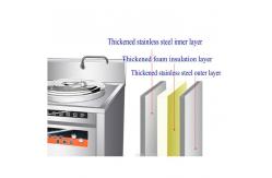 China Kitchen Restaurant Cooking Pot Removable Coffee Warmer Milk Pot supplier