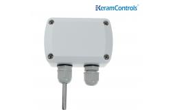 China PT100 ABS And PC Plastic Temperature Sensor For HVAC System supplier