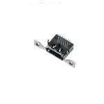 ODM HDMI Connector Socket , Binaural Micro Hdmi 90 Degree Adapter Three Rows for sale