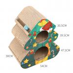 Odm Christmas Tree Cat Scratch Board Pet Chew Toys for sale