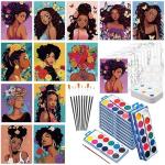 DIY Pre Drawn Canvas For Sip And Paint , Pre Printed Art Canvases For Valentine Gifts for sale