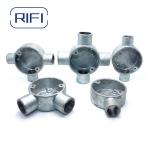 British Standard Gi Malleable Iron Different Way Decorative Metal Junction Box Sizes for sale