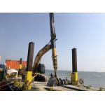 KM220 KM260 Clamshell Telescopic Armclamp Excavator Attachment With Shell Buckets
