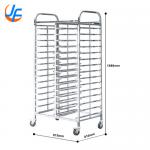 RK Bakeware China-Nesting Commercial Stainless Steel Trolley Rack / Customized Baking Rack For Industrial Bakeries for sale