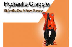 China rotating Hydraulic Grapple For 4-55tons Excavator Grabbing Log Rock Materials supplier