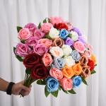 Handmade imitation roses for wedding home Valentine's Day decoration for sale