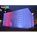 PVC Automatic Inflatable Lawn Tent  10x10x5m Inflatable Led Party Tent
