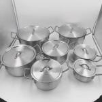 LFGB Sustainable Aluminum Steamer Cooking Pot For Home Kitchen for sale
