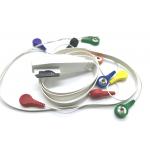 1.2m IEC AHA Holter Snap Clip ECG Cable Mortara H12 For Patient Monitor for sale