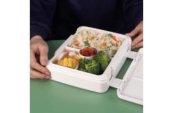 China PP Bento Box Lunch Container Leakproof Food Storage 800-1000ml White supplier