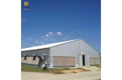 China Customizable Farm Steel Structure Poultry House Galvanized For Automated Ventilation supplier