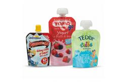 China Custom 200ml Liquid Spout Bag Leakproof Plastic Liquid Pouches supplier
