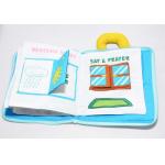 Plush 3D Early Education Books 20x25cm For Baby for sale