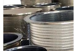 China Stainless Steel Centrifugal Separator Basket With Wedge Wire Triangle Design supplier
