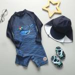 Adult Boys Swimwear Sets Digital Printing Stylish Boys Swimwear UPF 50+ Sunprotection for sale