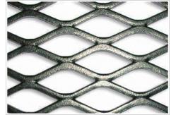 China Medium Expanded Wire Mesh Plate Diamond Steel Mesh Sheet 100mm supplier