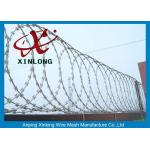 Modern Security Barbed Wire Fence , Stainless Steel Razor Wire
