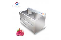China 1.1KW Commercial eddy current bubble washing machine ozone multifunctional vegetable washing machine supplier