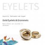 Gold Color Metal Eyelets Washer for sale