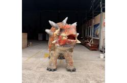 China Customized Performance Realistic Animatronic Ankylosaurus Dinosaur Double Costume supplier