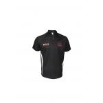 180 GSM 100% Polyester Men Stand Collar Short Sleeve T Shirt Sublimation Printing Embroidery for sale