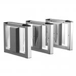 Bi Direction Flap Barrier Turnstile Gate With Face Recognition for sale