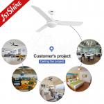 3 Blades 3 Speed Reversible Remote Control Modern Ceiling Fan For Bedroom