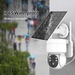 CMOS Durable Solar Powered 4G Camera , 4MP Home Security Camera With Solar Panelc for sale