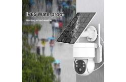 China CMOS Durable Solar Powered 4G Camera , 4MP Home Security Camera With Solar Panelc supplier