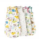 Printing Customized Newborn Baby Sleeping Bag 100% Cotton Baby Sleep Sack for sale