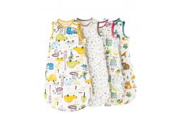 China Printing Customized Newborn Baby Sleeping Bag 100% Cotton Baby Sleep Sack supplier