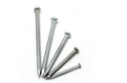 China Concrete 1 Inch - 6 Inch Steel Nails Galvanized Surface Customized supplier