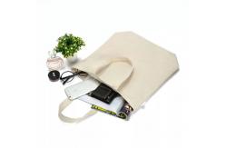 China Reusable Large Cotton Canvas Grocery Bag Custom Printed For Travel supplier
