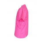 150 GSM Lapel Medical Uniform Scrubs With White Zipper And Pricess Seam