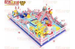 China Rocky Theme With Ocean Balls Inflatable Childrens Bouncy Castle supplier